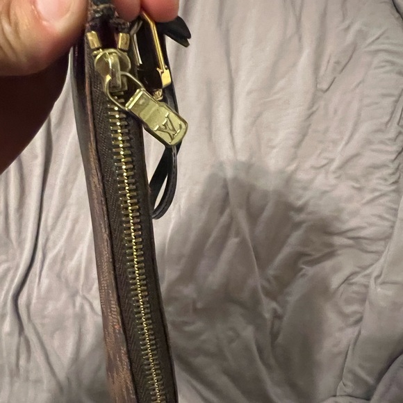 LV DAMIER WRISTLET - NEVERFUL POUCH - Picture 12 of 13